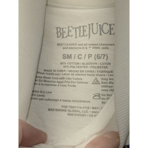 NWT Beetlejuice Girls Northanger School Dress Size Small Uniform Costume 5679 - Picture 4 of 6